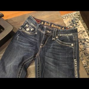 Nearly New Rock Revival Jeans